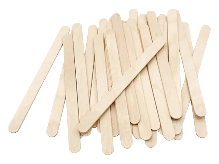 Palitos de madeira para picolé